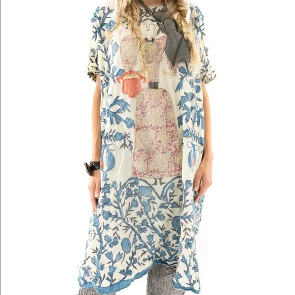 ✈️ Magnolia Pearl Nilys Artist Smock Dress - Picture 4 of 14